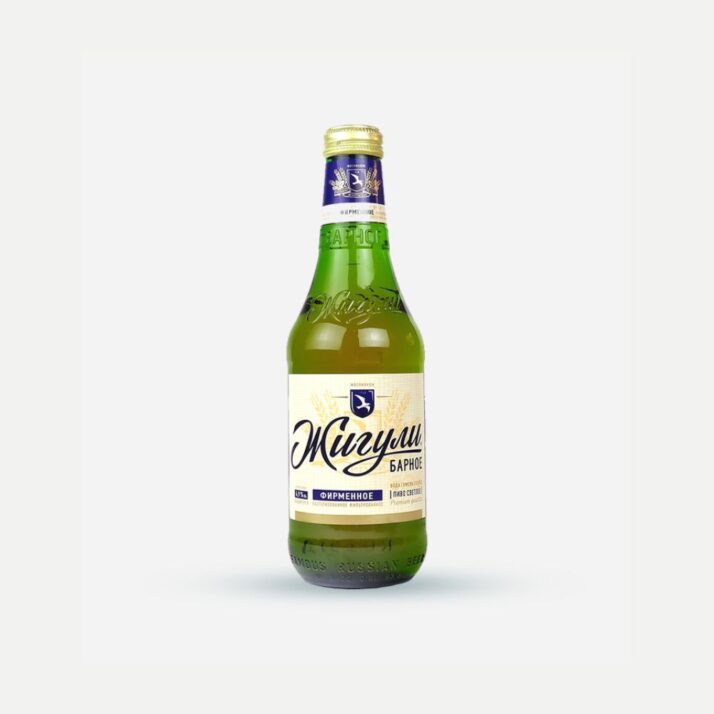 Bere blondă Jiguli Barnoe 4.9%, sticlă Bere blondă Jiguli Barnoe 4.9%, sticlă