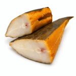 Halibut afumat la rece Halibut afumat la rece