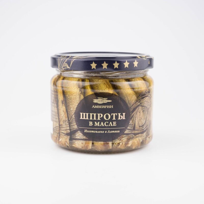 Sprot în ulei AMB, borcan, 250 gr
