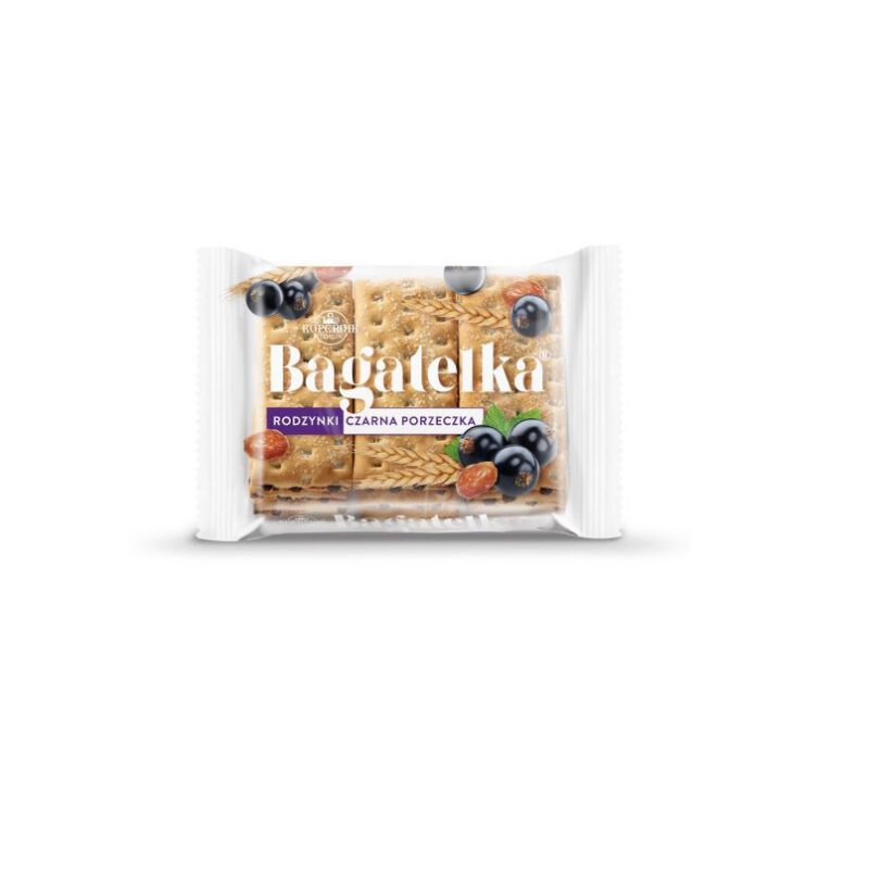 Biscuiți Bagatelka cu umplutură de stafide, mere și scorțișoară