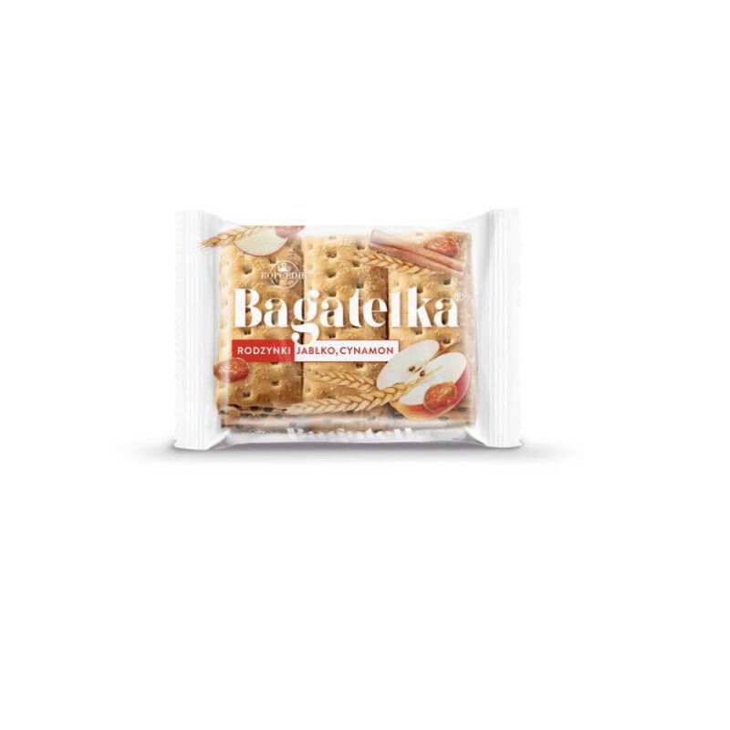 Biscuiți Bagatelka cu Stafide și umplutură cu aromă de Coacăze,