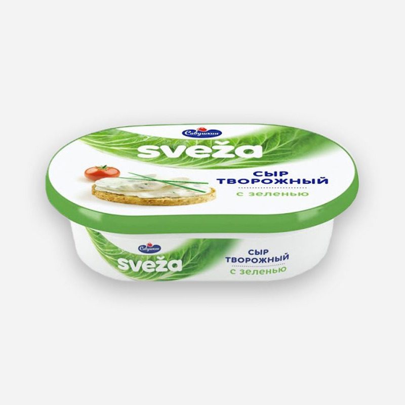 Cremă de brânză cu verdeață