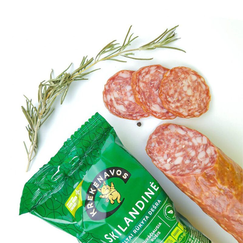 Salam afumat la rece Krekenavos Skilandinė