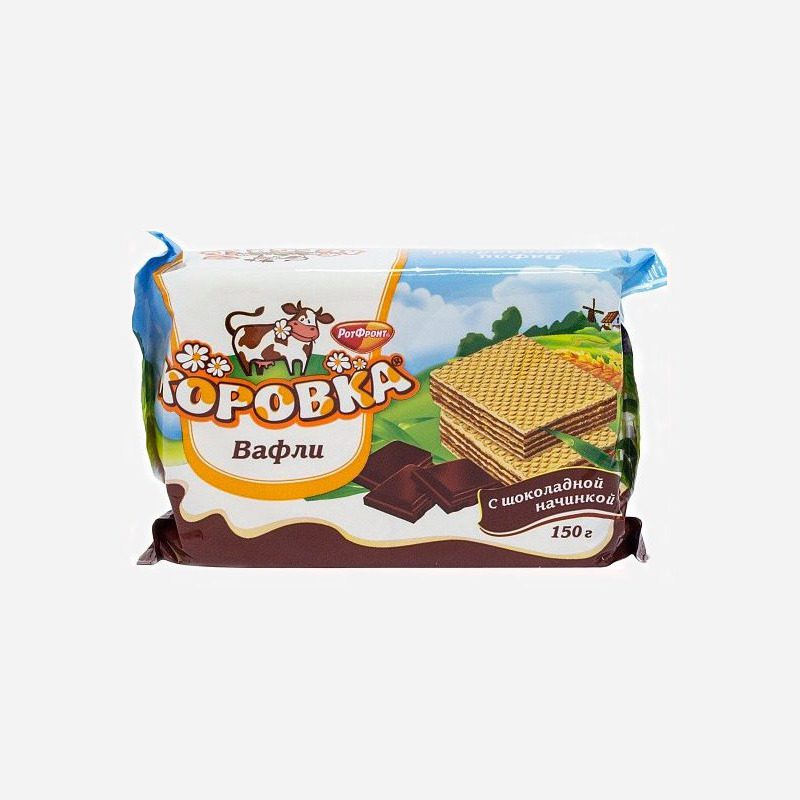 Vafe cu umplutură de ciocolată Korovka
