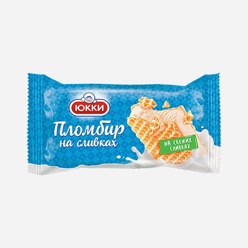 Înghețată Iukki sandwitch vanilie Plombir