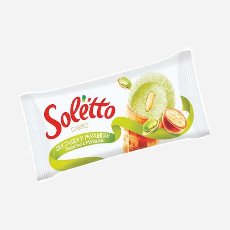 Înghețată cu fistic și martipan Soletto