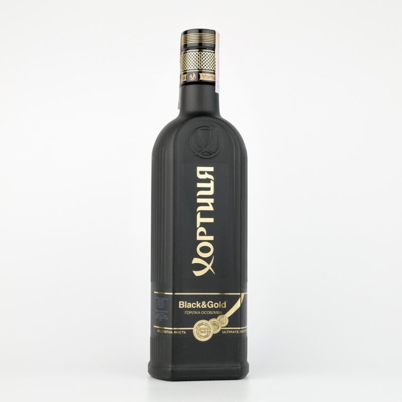 Vodca Khortytsa Black and Gold
