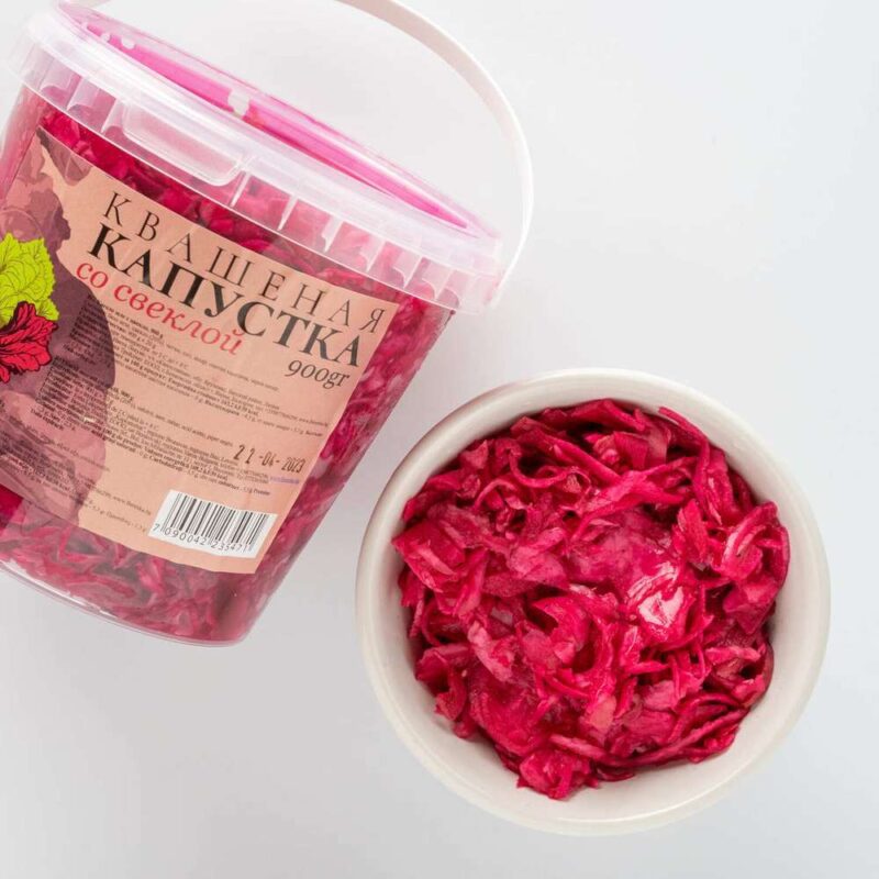 Varză murată cu sfeclă