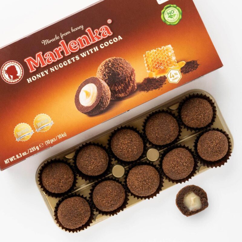 Bile Marlenka cu miere și cacao