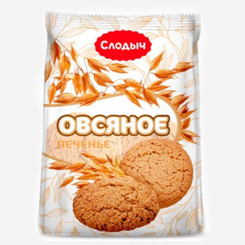 Biscuiți slodych de ovăz la punga