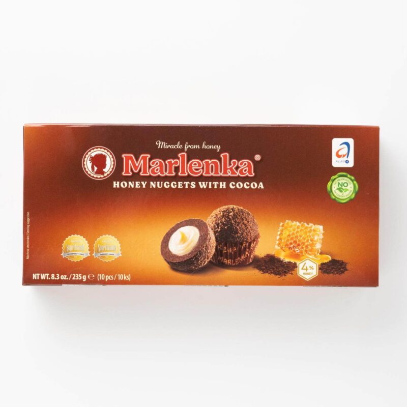 Cutie bomboane Marlenka cu miere și cacao
