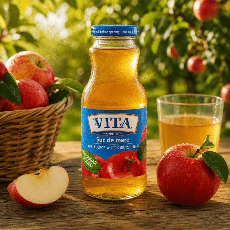 Suc de mere fără zahăr Vita