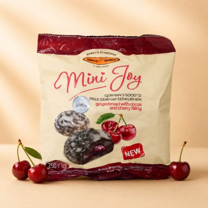 Turtă dulce cu umplutură de cacao și vișine Berezka