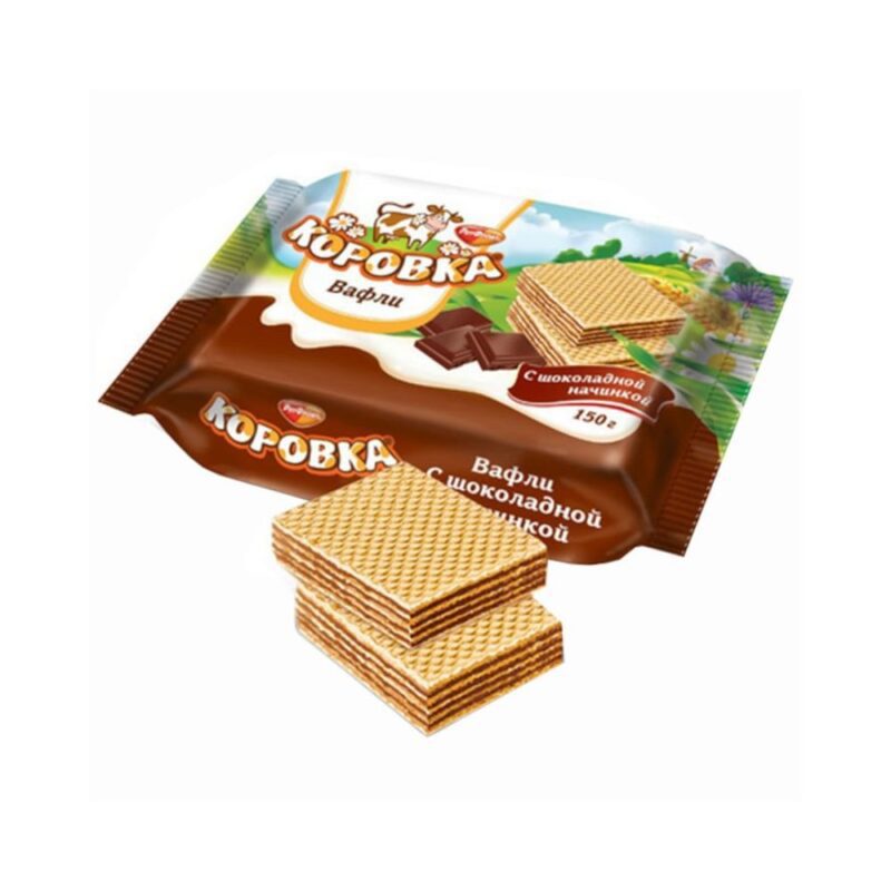 Vafe cu umplutură de ciocolată Korovka