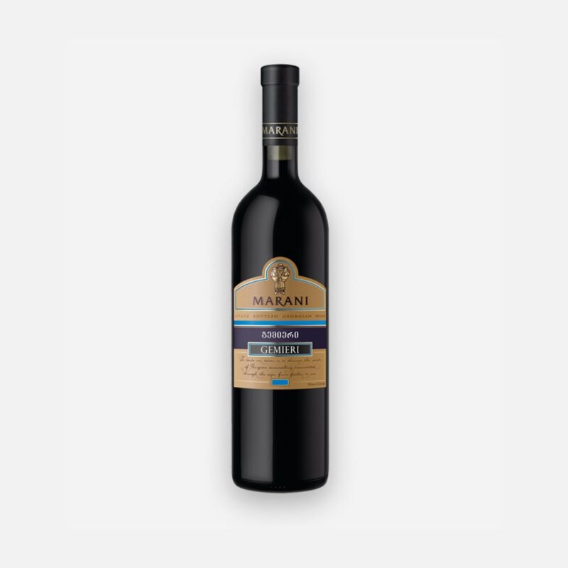 Vin georgian rosu demisec Marani